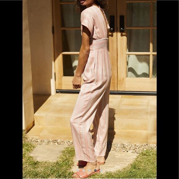 L*SPACE striped cover up jumpsuit by Anthrologie - Picture 4 of 6